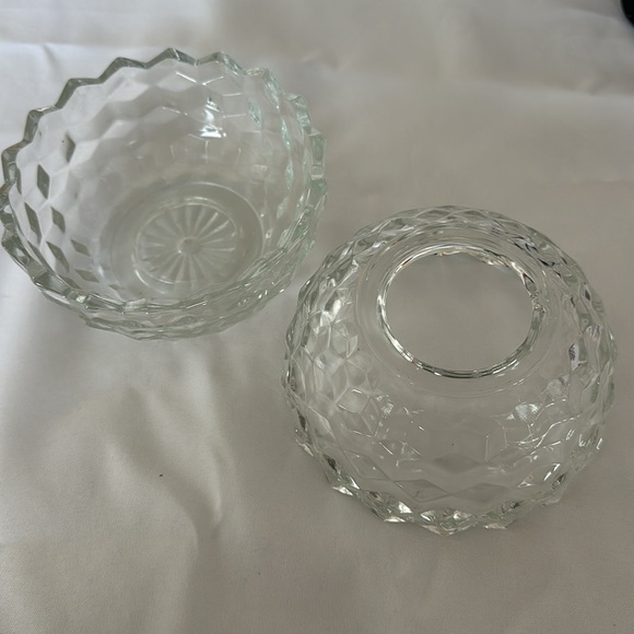 Vintage Fostoria Crystal Fairy Lamp - Picture 2 of 3